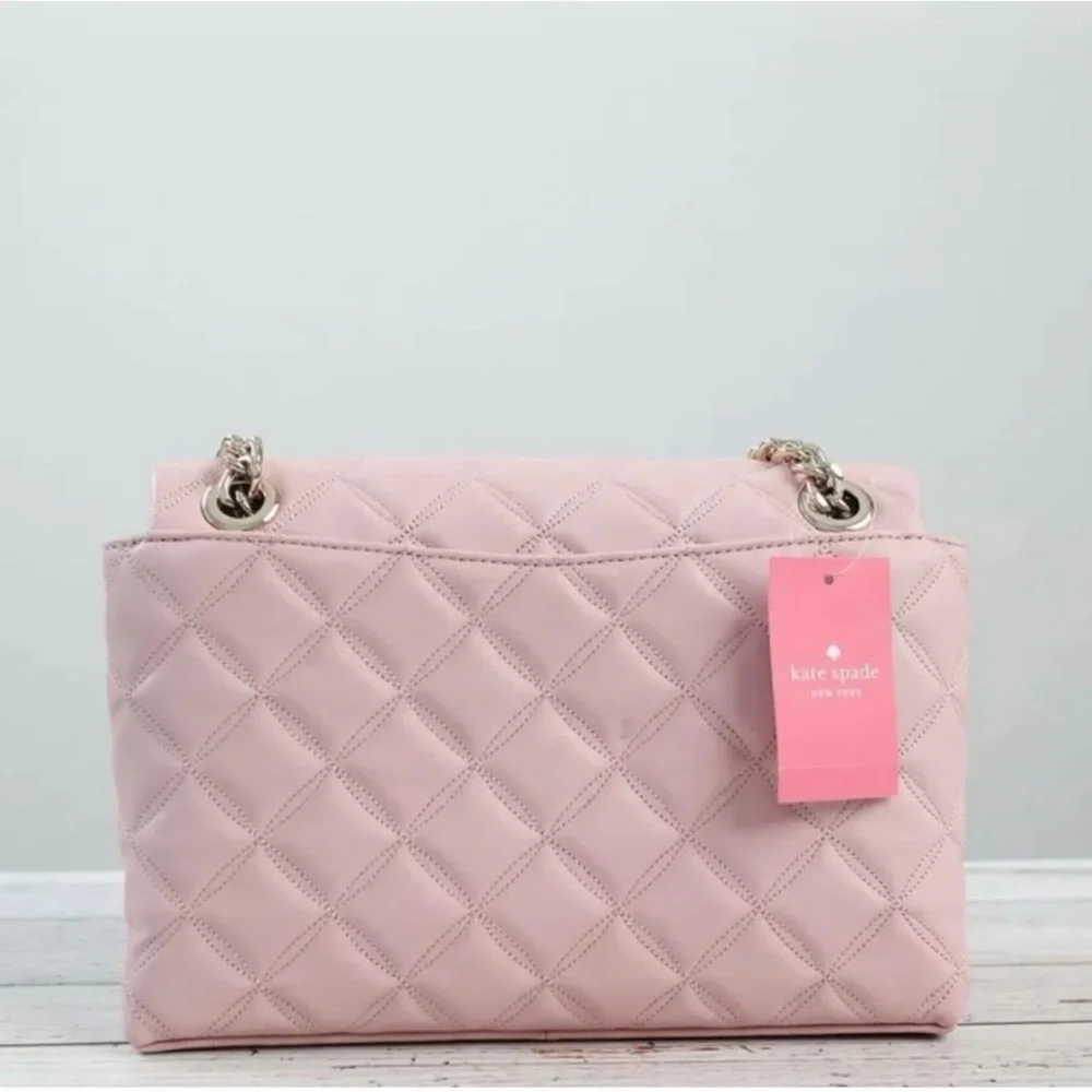 Kate Spade Blush Quilted Shoulder Bag - Picture 5 of 9